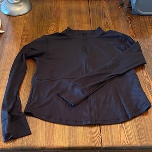 Spyder Black Full Zip Activewear Jacket
